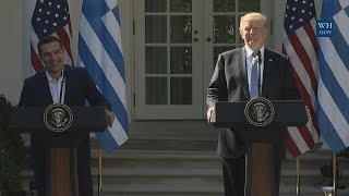 President Trump Holds a Joint Press Conference with Prime Minister Tsipras