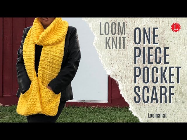 How to loom knit a Scarf Step by Step for Beginners. VERY Detailed use  round or long loom. Loomahat 