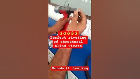 Monobolt riveting process #shortsfeed #shorts_video #shorts_