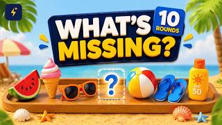 Summer Memory Game! 🌴 What's Missing | ESL Classroom Brain Break