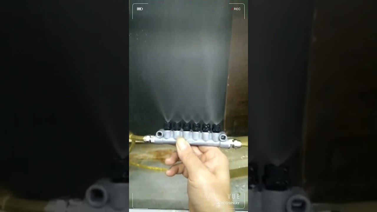 1/8" Low Pressure Fe Fogging Nozzle Super Fine Misting Fog Spray Misting Nozzle