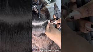 Keratin Glue Extension /وصلات الكيراتين/Karkafi hair /Natural Hair قرقفي للشعر المستعار /الشعر طبيعي