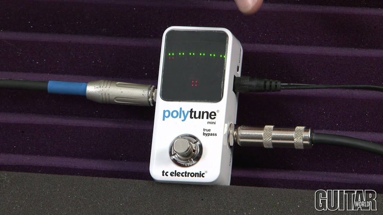 TC Electronic PolyTune Mini Tuner - YouTube