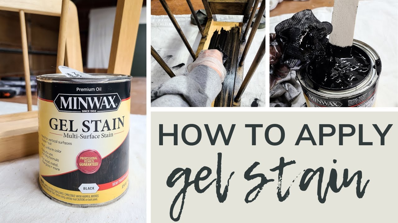 How To Apply Gel Stain With A Rag 