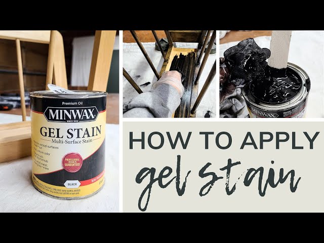 How to Use Gel Stain (over finished or unfinished wood) • Refresh Living