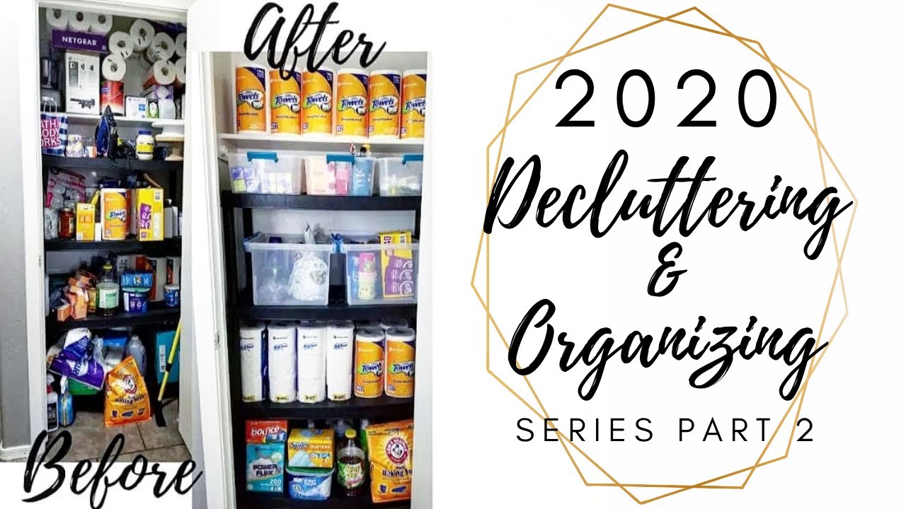 Storage Closet Organization | Home Organization | 2020 Decluttering And Organizing Series #2!