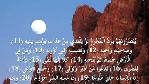 Toufik Al Sayegh - 11-21 - تلاوة رائعة - توفيق الصائغ - المعارج