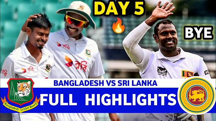 Bangladesh Vs Sri Lanka 1st Test Match Day 5 Full Highlights 2025 | BAN VS SL Highlights Match