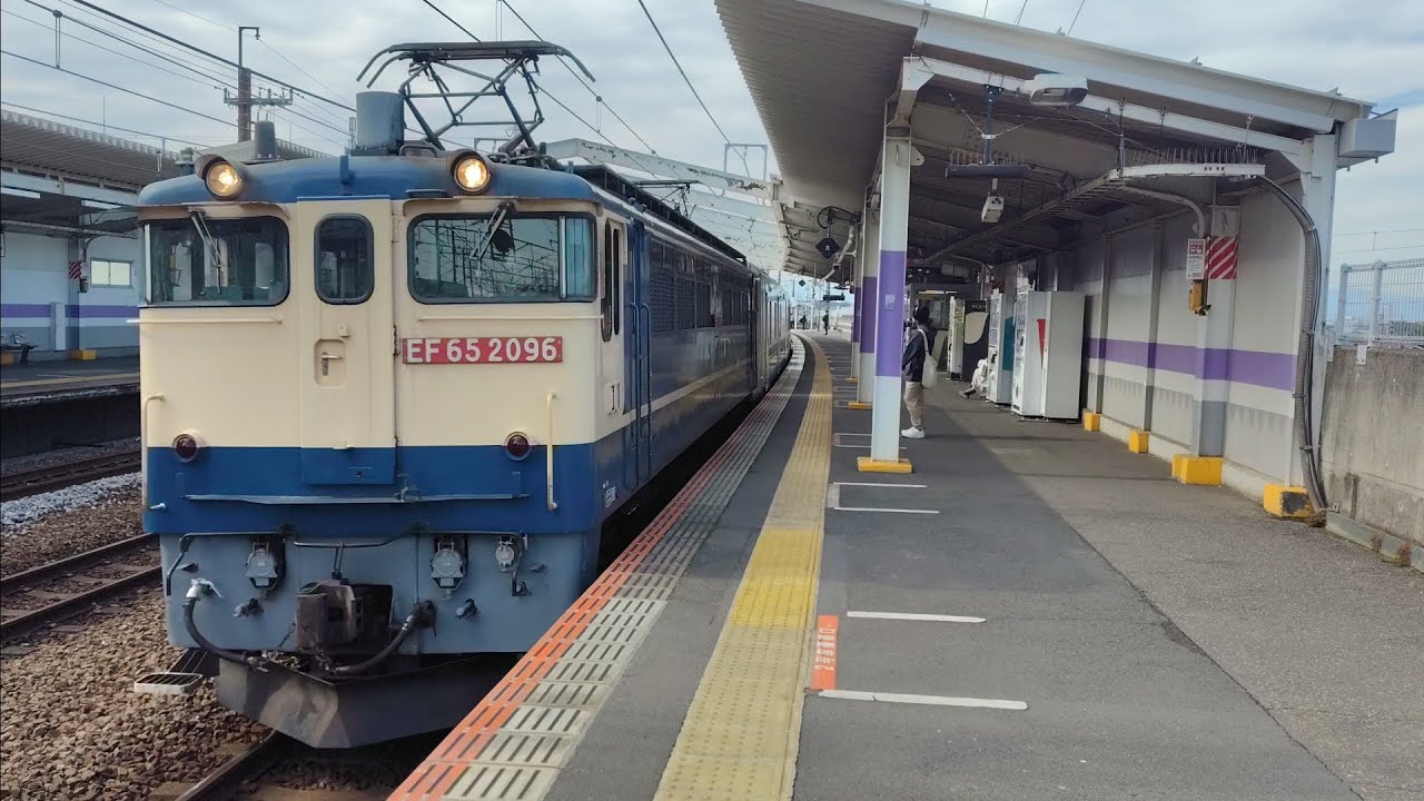 [八高線用HB-E220系新製配給輸送] 11月12日新座駅 9867レ EF65 2096②+HB-E221-10.11＆HB-E222-10.11 
