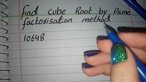 Cube Root by Prime Factorization Method | Find the Cube Root of 10648 by Prime Factorisation method