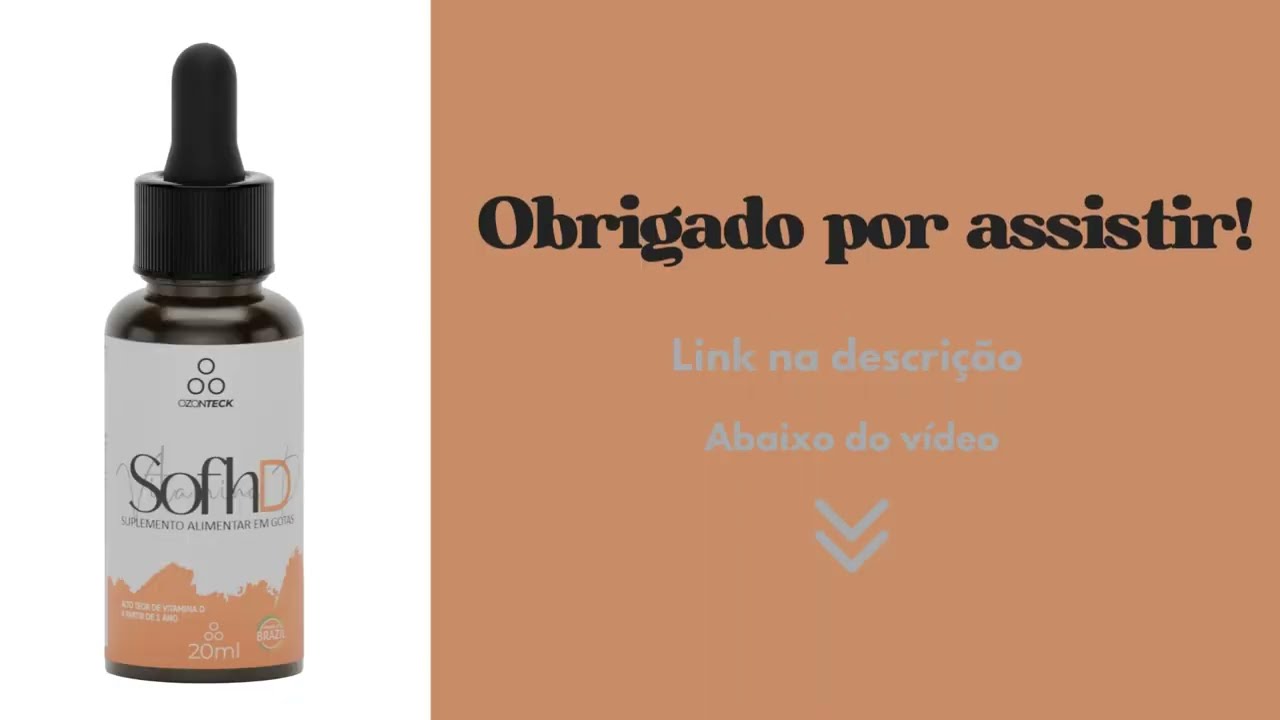 Sofh D – Vitamina D3 em Gotas | Ozonteck | Lançamento Exclusivo!