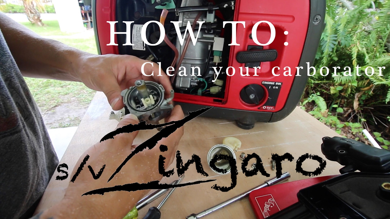 How To: Clean the carb on your generator  | Sailing Zingaro