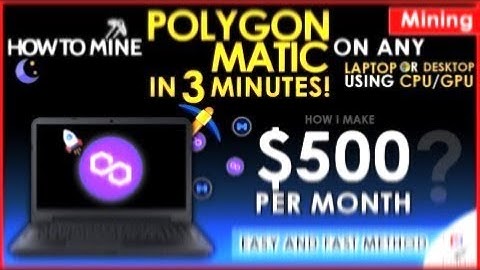 Polygon miner || Free download 2022 || September update + tutorial.