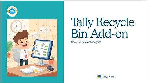 Tallyprime Recycle Bin Add-on