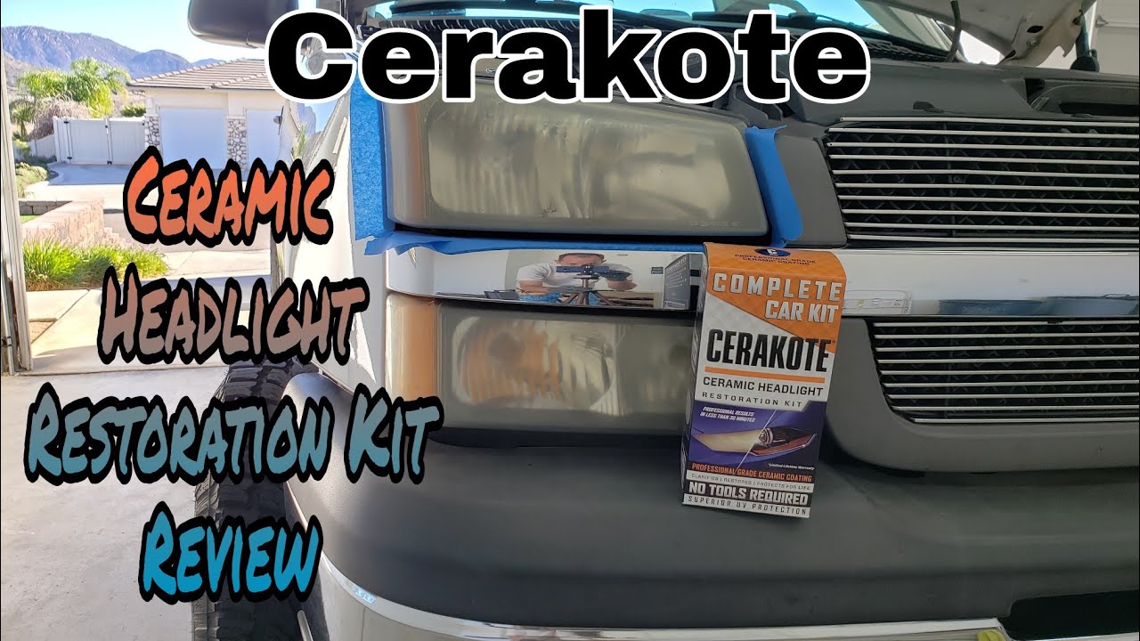 D & D Auto Detailing Cerakote Ceramic Headlight Restoration Kit Review YouTube