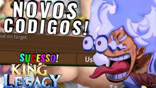 LANÇOU NOVOS CÓDIGOS + NOVA UPDATE 4.7.1 no KING LEGACY - roblox 