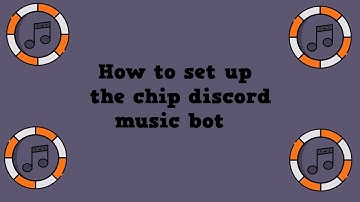 How to set up the chip discord bot