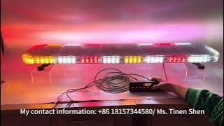 Goldeer 264W Police beacon lightbar with Taiwanese 3W Led TBD28926-22P4