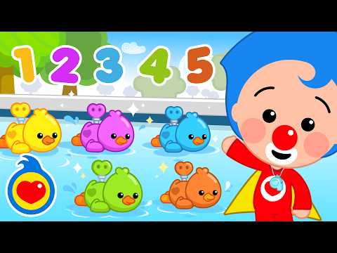 Cinco Patitos de Juguete 🦆🐥 Canciónes Infantiles | Plim Plim