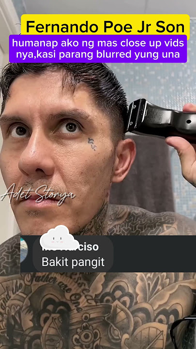 VIRAL NGAYON ANG ANAK NI FERNANDO POE JR SINASABING MALAYO ANG KANYANG MUKHA SA THE KING #ronpoe