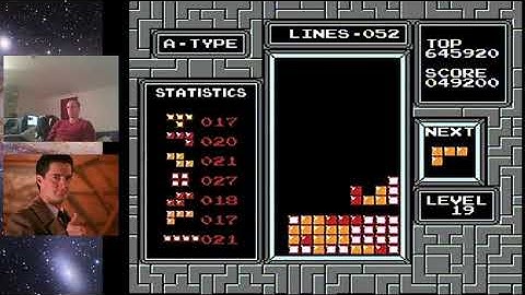 NES Tetris (PAL) - 93 lines level 19 start