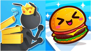 Tiny Run 3D VS Food Run 3D Gameplay || New Game || Max Level Gameplay || Mobile Game