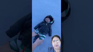 Baby's First Snow Angel || ViralHog