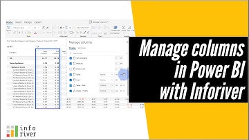 Manage columns in Power BI with Inforiver