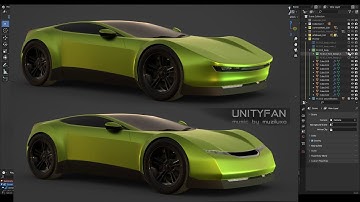 concept car quick modeling - vehicle 012 - part 3 - 4x timelapse