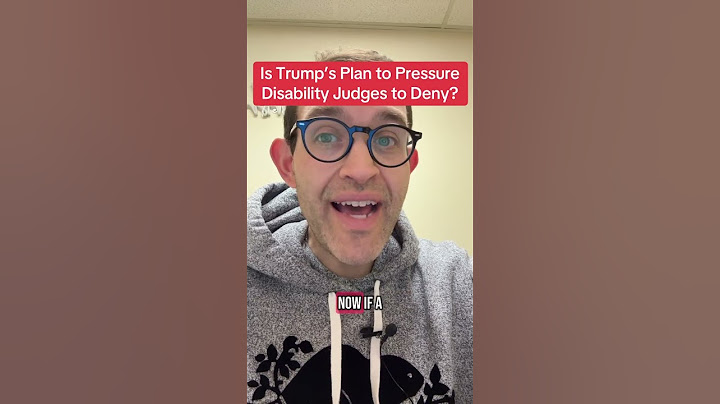 Is Trump’s plan to pressure disability judges to deny cases?