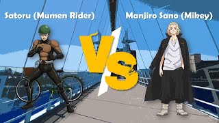 Satoru (Mumen Rider) VS Manjiro Sano (Mikey) | VS Anime - EP17 [ซับไทย]