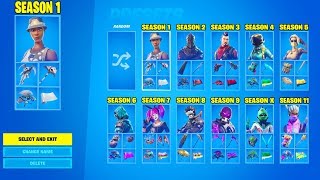 A PERFECT FORTNITE SKIN COMBO FROM EVERY SEASON! (Season 1-12!)