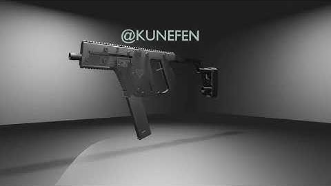 BLENDER KRISS VECTOR SHOWCASE BY KUNEFEN