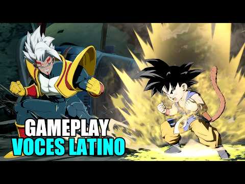 Goku GT vs Super Baby 2 with LATIN AMERICAN SPANISH VOICES - GAMEPLAY