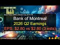 Bank Of Montreal BMO 114 7B 2026 Q2 Earnings Analysis 