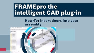 [EN] Bosch Rexroth: FRAMEpro the intelligent CAD plug-in - How-To Video: Integrate doors