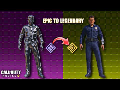 Upgrading Epic T-1000 Humanoid into Legendary Character in cod mobile | CODM x Terminator 2 Collab