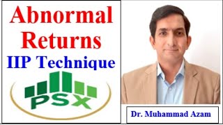 Abnormal Returns in Stock Market | Insider Indicators Prediction Technique | Outperform the market
