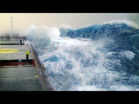 10 MONSTER WAVES - caught on video