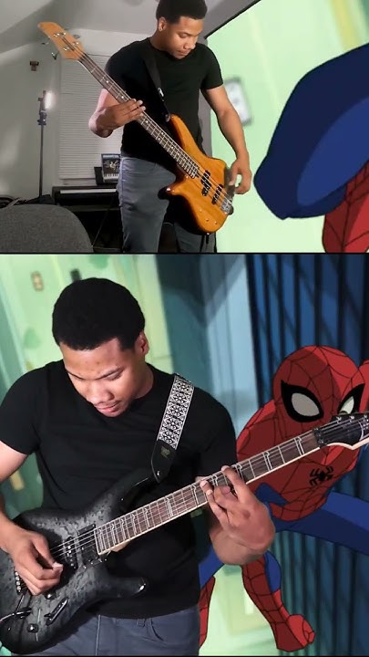 Really Like The Spiderman Theme Song spiderman guitar bass YouTube the-spiderman-theme-song-1967-by-paul-francis-webster-3d-youtube