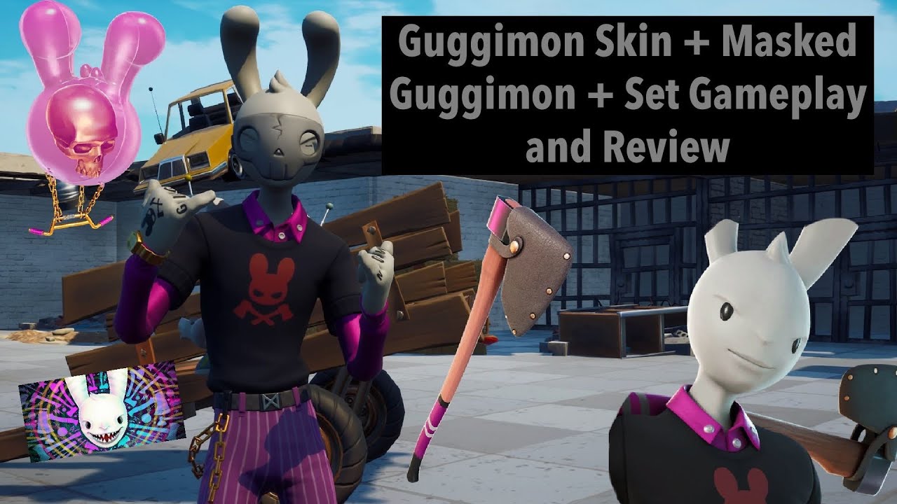 Guggimon Skin + Masked Style, Chop chop Pickaxe, Chop dropper glider Gameplay and Review