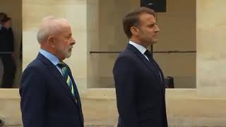 гимны Бразилии и Франции (государственный визит)