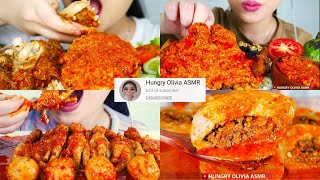 COMPILATION VIDEO MUKBANG HUNGRY OLIVIA ASMR🔥 [requested]