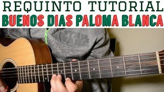 Buenos Dias Paloma Blanca - Requinto / Intro Tutorial de Guitarra ( Canto Para La Virgen ) TABS chords