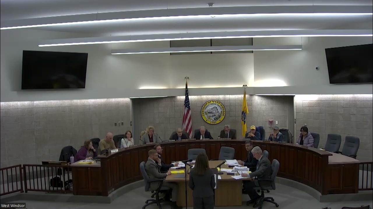 West Windsor Planning Board Meeting 11/1/2023 YouTube