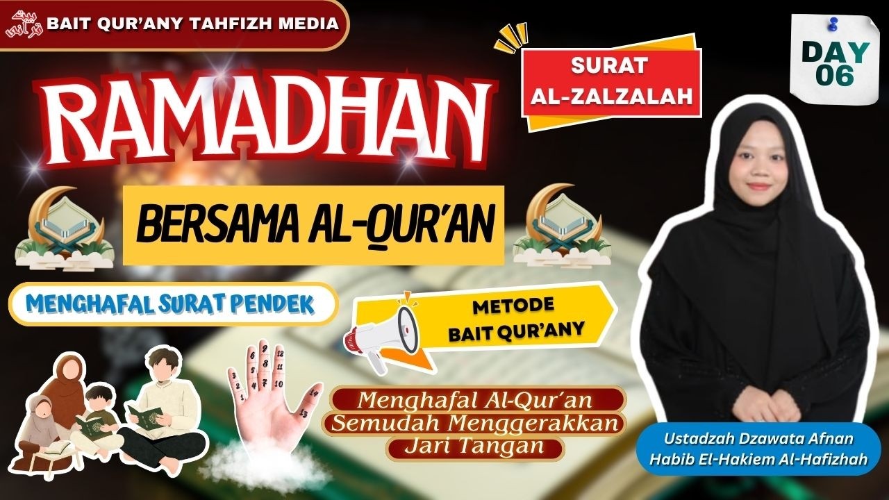 📖 Talaqqi Surah Al-Zalzalah | Metode Bait Qur'any | Ustadzah Dzawata Afnan  CHCHT,CNNLP.