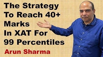 The Strategy To Reach 40+ Marks In XAT For 99 Percentiles | XAT Preparation | XAT Quants | XAT DI