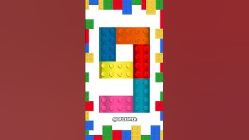 Lego Countdown Short | 9 to 0 Fast Timer #lego #countdown #timer #shorts