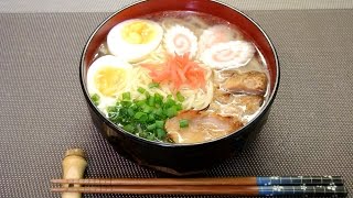 How to make Light Ramen Noodle 塩ラーメンっぽいレシピ screenshot 3