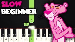 The Pink Panther Theme | SLOW BEGINNER PIANO TUTORIAL + SHEET MUSIC by Betacustic screenshot 5